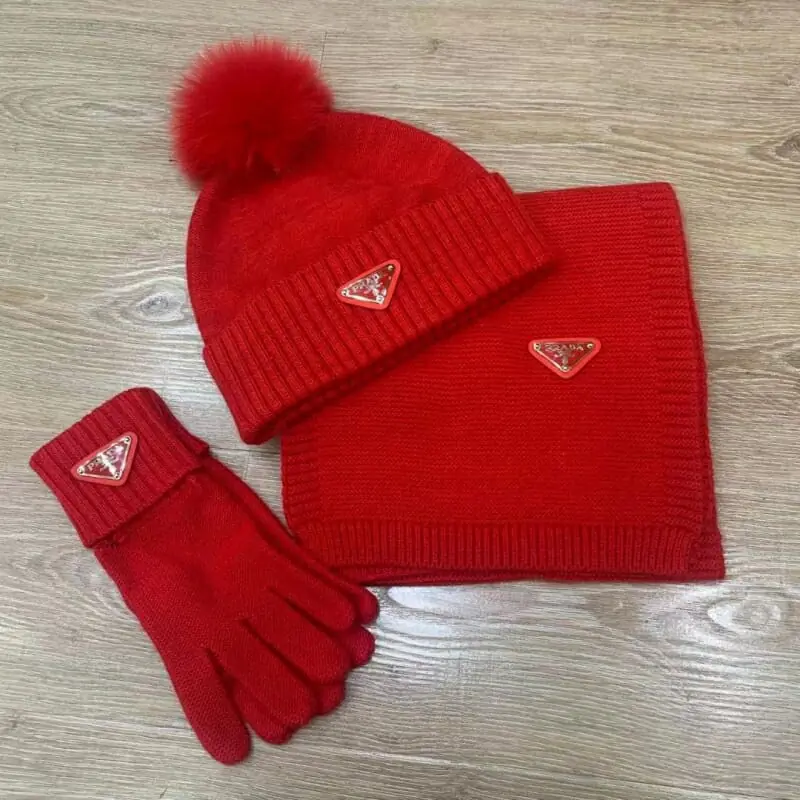 prada hat and echapres and glove set s_1265225